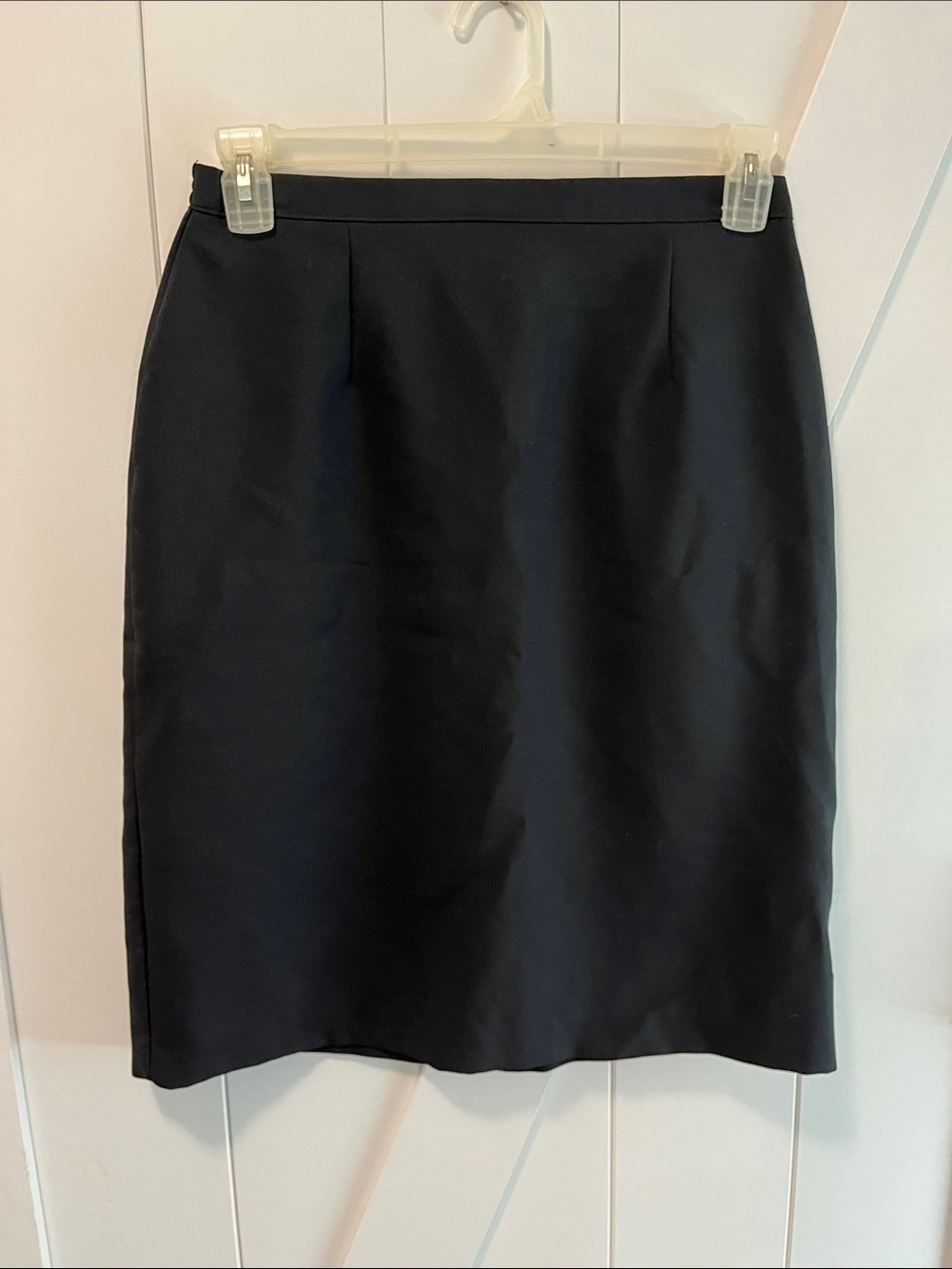 Kathie Lee Collection Black Pencil Skirt - Sleek Office Essential - Picture 1 of 3